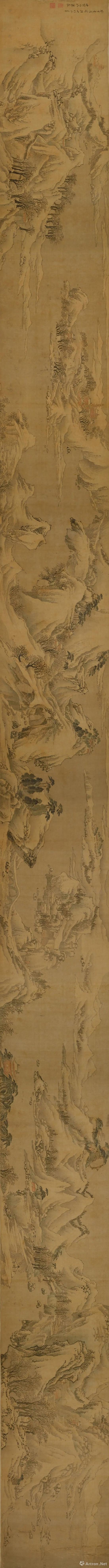 鉴藏：晚明画家张复的实境山水画 历代国画 第1张