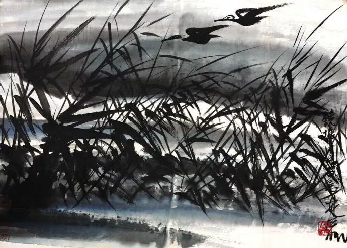 林风眠 笔下的呆萌小鸟 历代国画 第56张