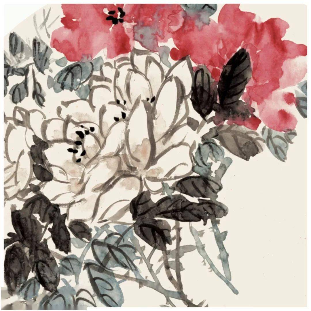 吴昌硕扇面画鉴赏 历代国画 第9张