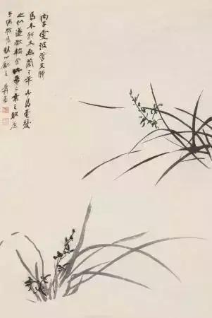 张大千18幅珍贵兰花图 历代国画 第15张