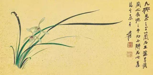 张大千18幅珍贵兰花图 历代国画 第6张