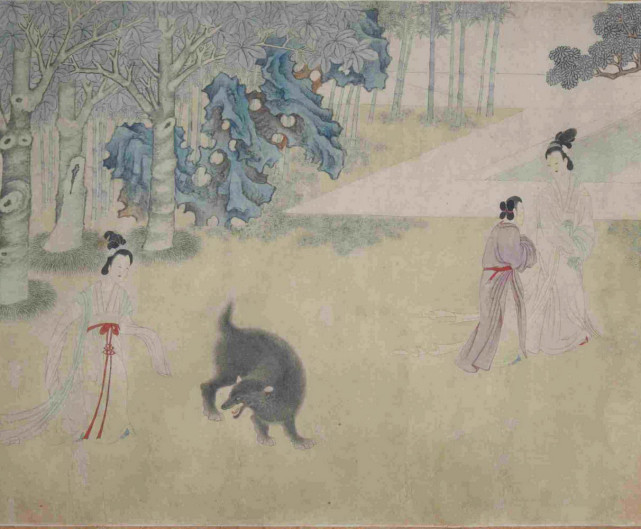 丁云鹏《冯媛挡熊图》卷 历代国画 第2张