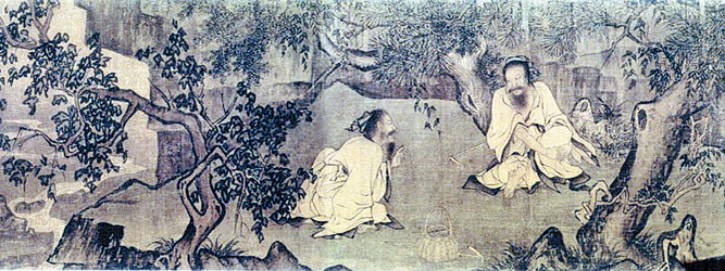 李唐《采薇》 历代国画 第1张