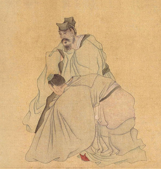 陈洪绶《晋爵图》卷 历代国画 第2张