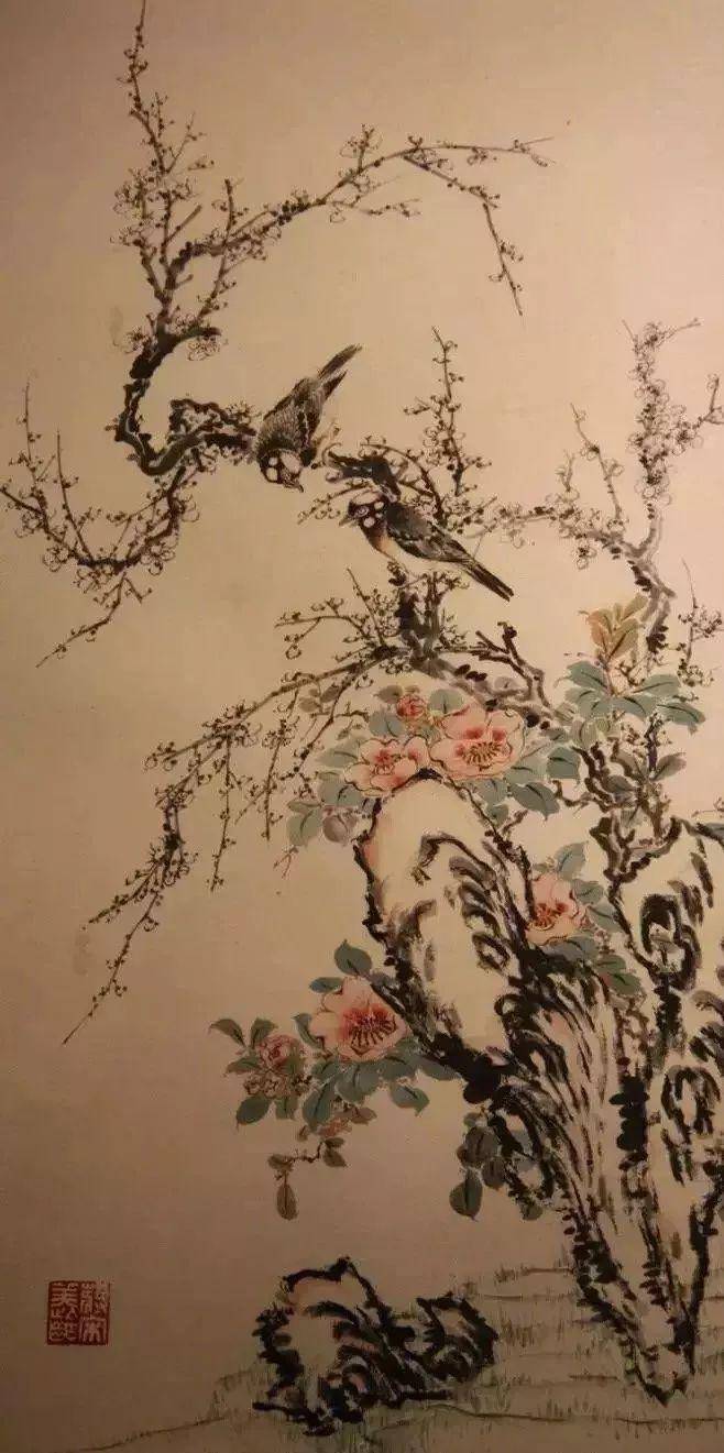 宋美龄笔下的春色！ 历代国画 第6张