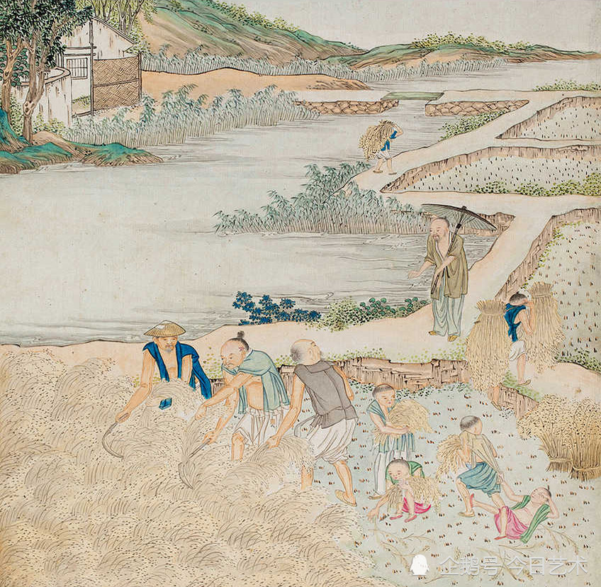 清代画家沈庆兰《农耕图》册 历代国画 第23张