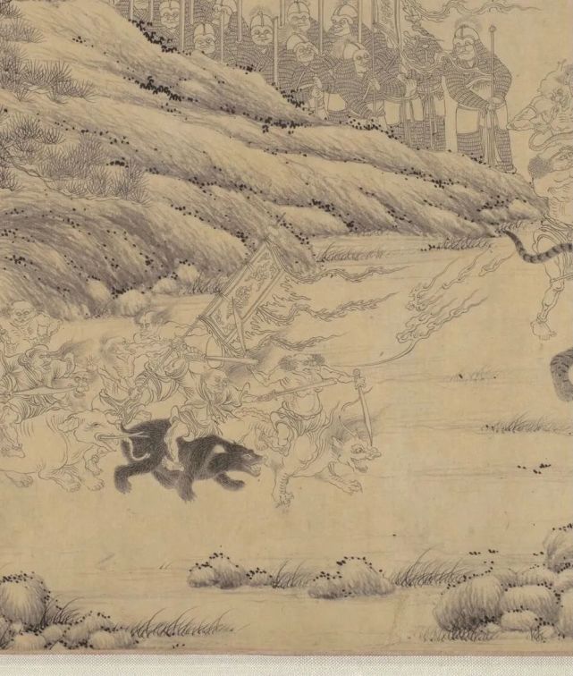 元 王振鹏《揭钵图》 历代国画 第6张