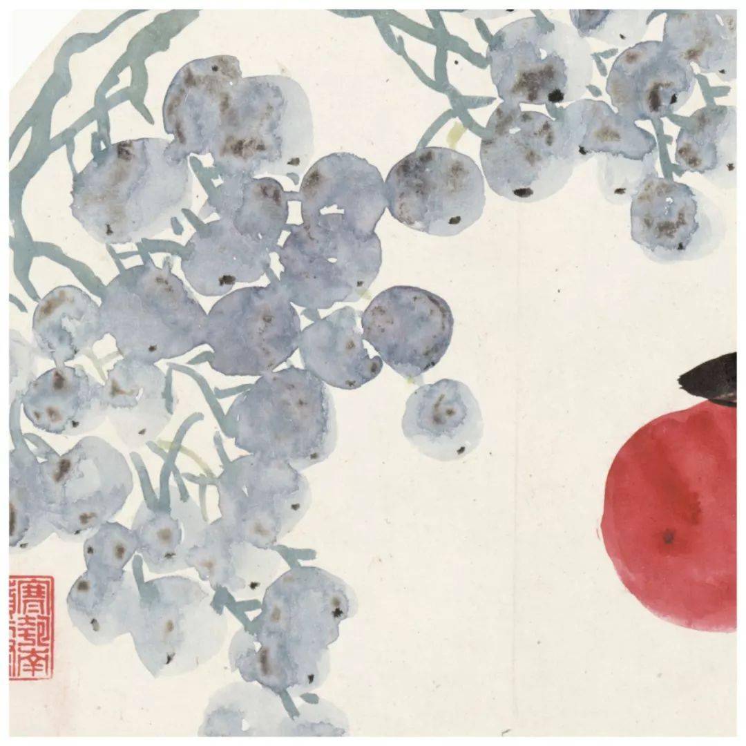 吴昌硕扇面画鉴赏 历代国画 第15张