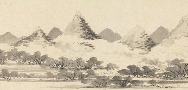 陈淳《米家云山书画合璧》卷 历代书法 第2张