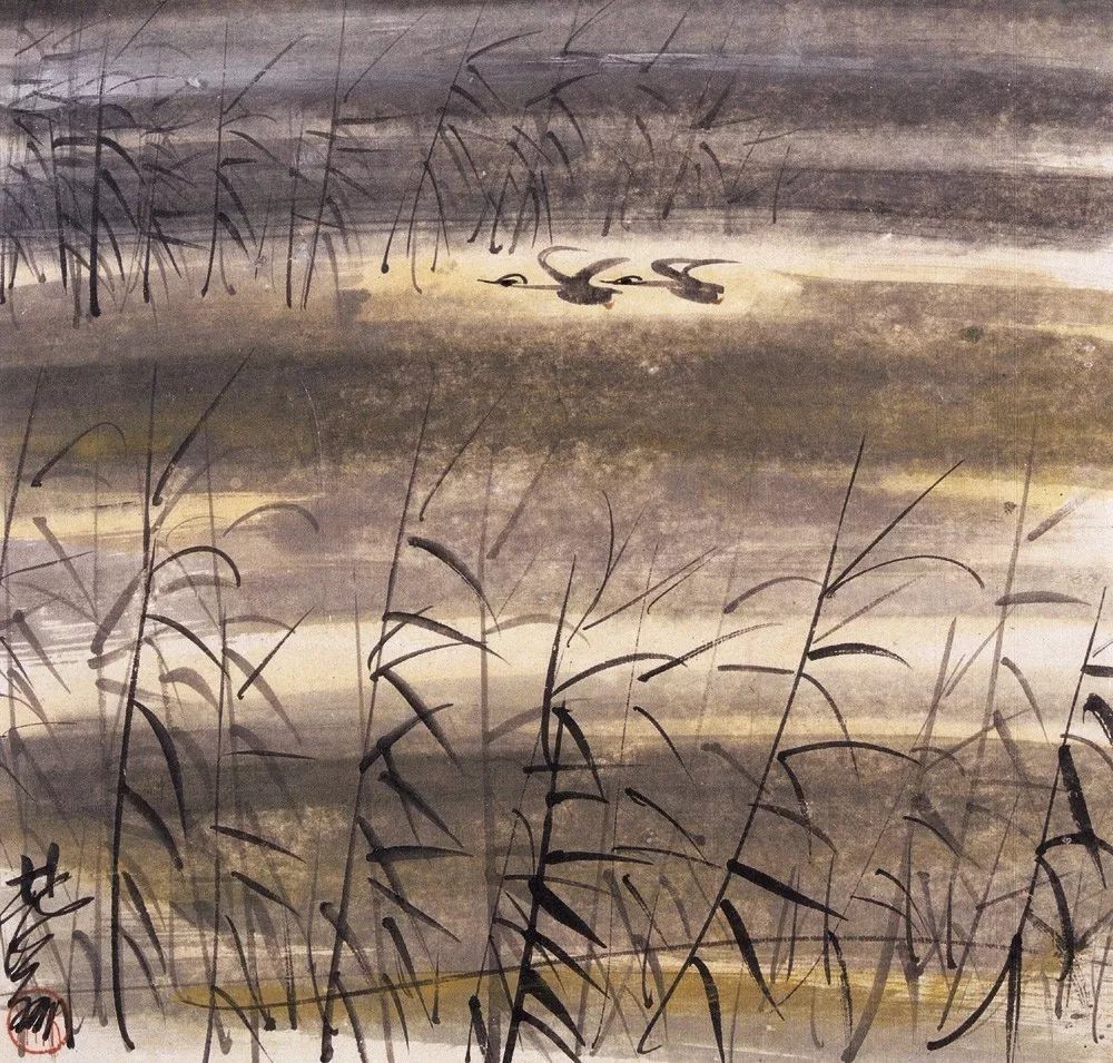 林风眠 笔下的呆萌小鸟 历代国画 第38张