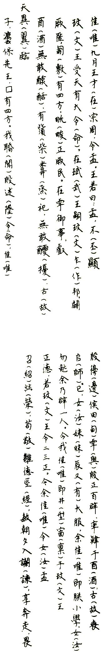 大盂鼎 历代书法 第3张
