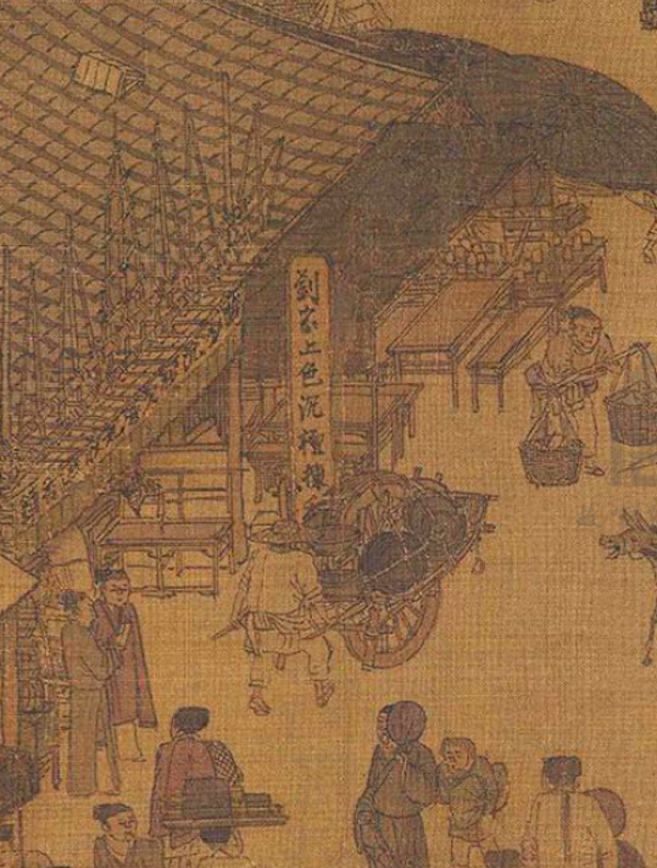 宋画里的医者与药铺，从灸艾图到清明上河 历代国画 第16张