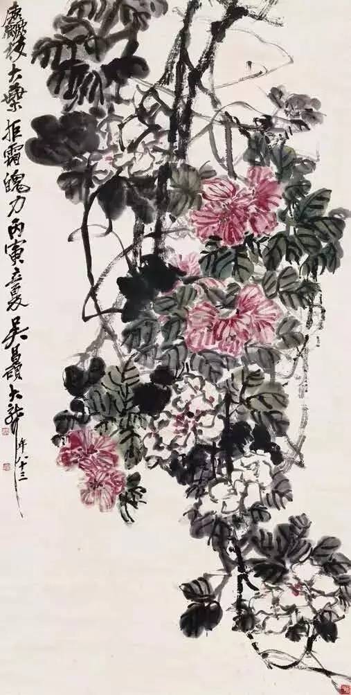 吴昌硕：传统文人画的收尾，近现代中国画的开端 名人名家 第38张