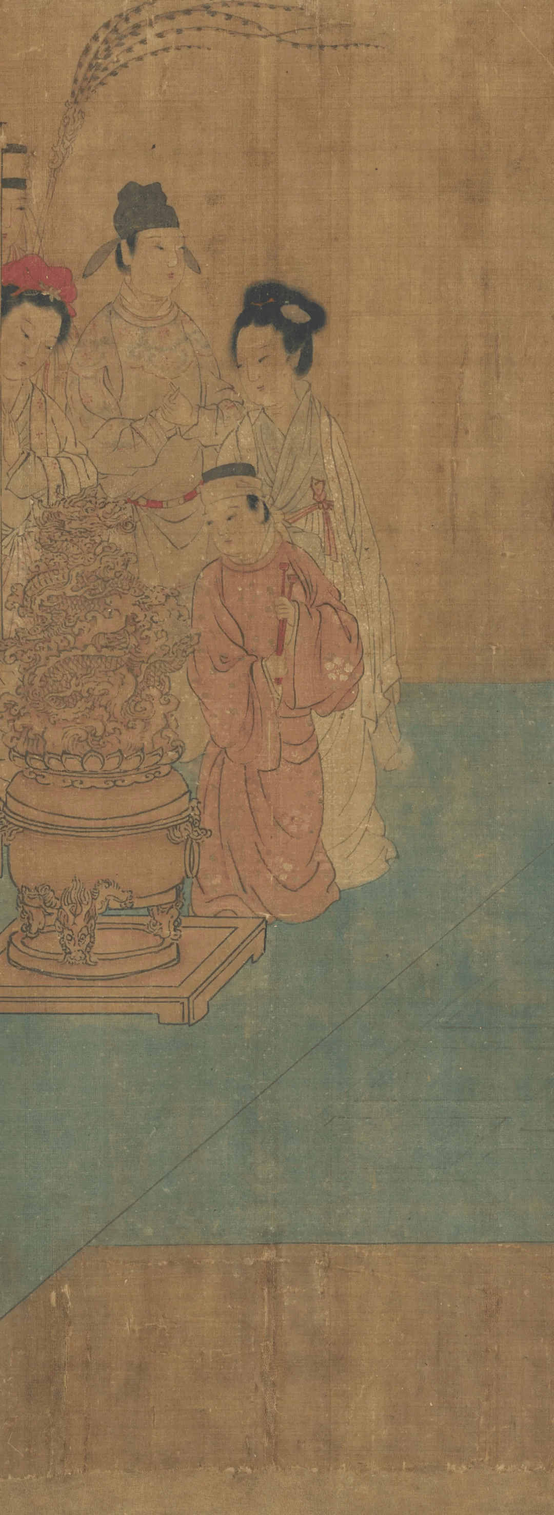 周文矩《合乐图》 历代国画 第7张