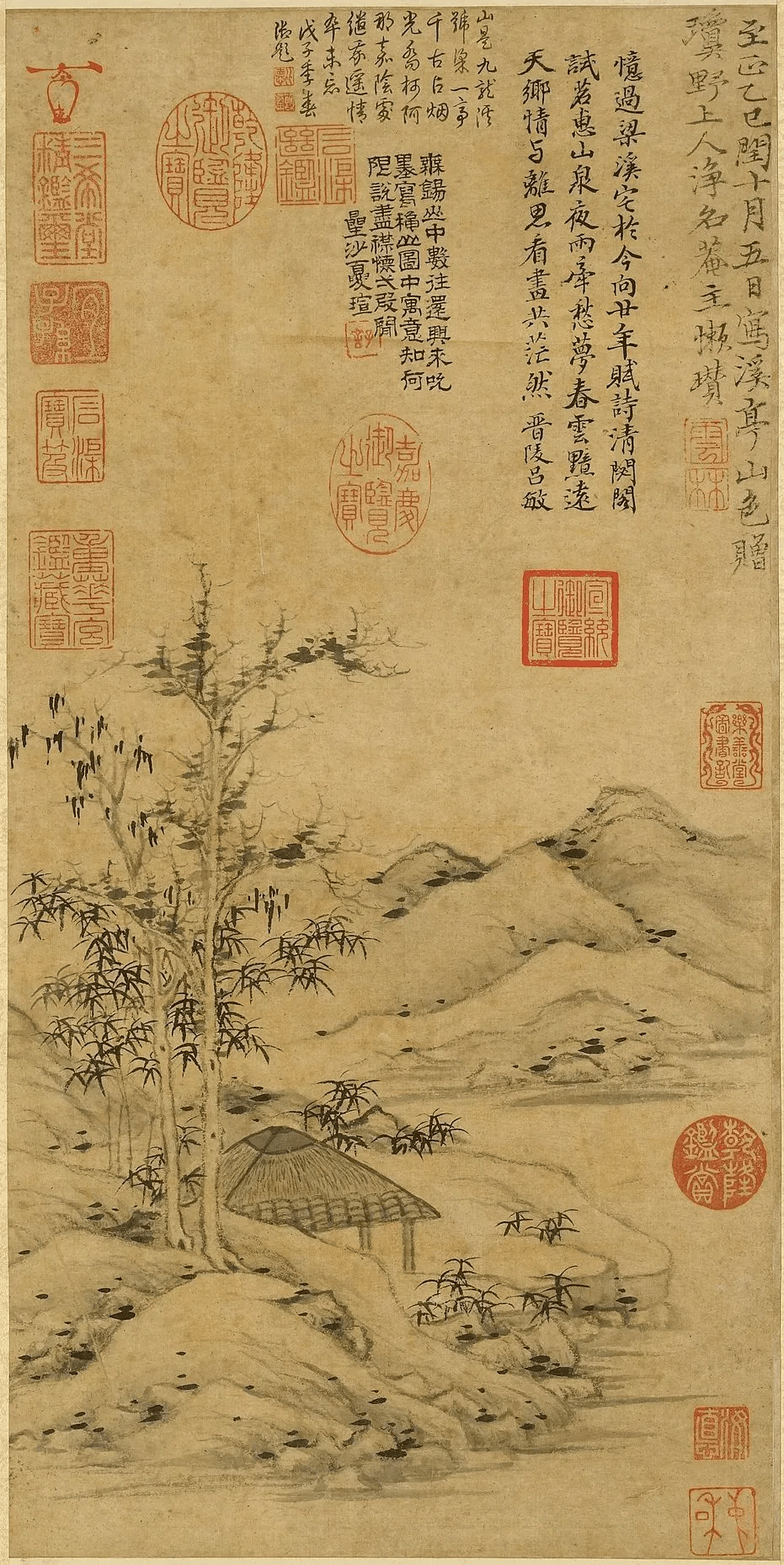 倪瓒晚年山水画中的禅宗美学思想 书画知识 第15张