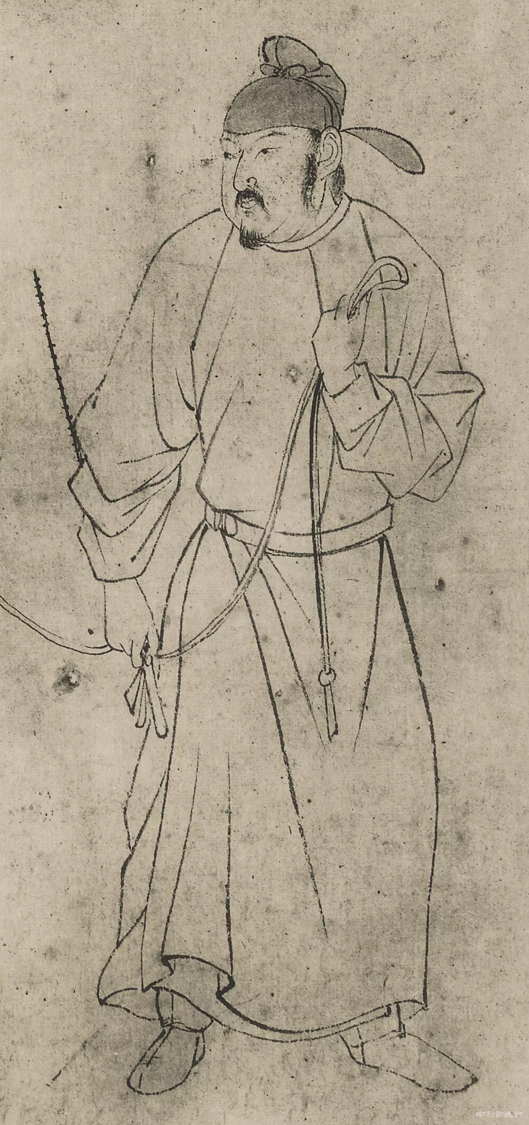 宋 李公麟《五马图卷》 历代国画 第18张