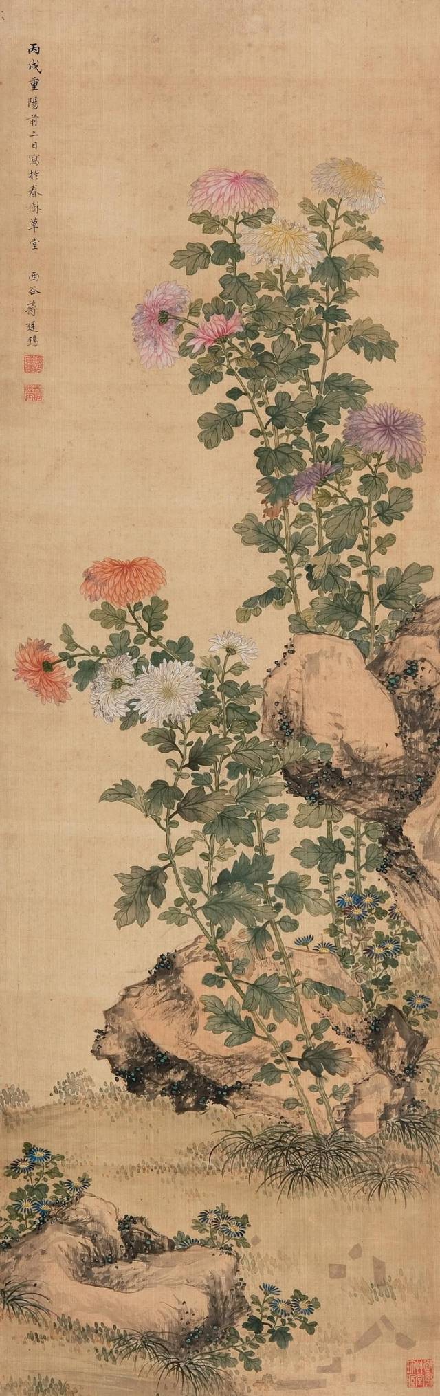 凌霜飘逸,历代名家笔下的菊 历代国画 第8张-墨韵书香 凌霜飘逸,历代名家笔下的菊 历代国画 第8张