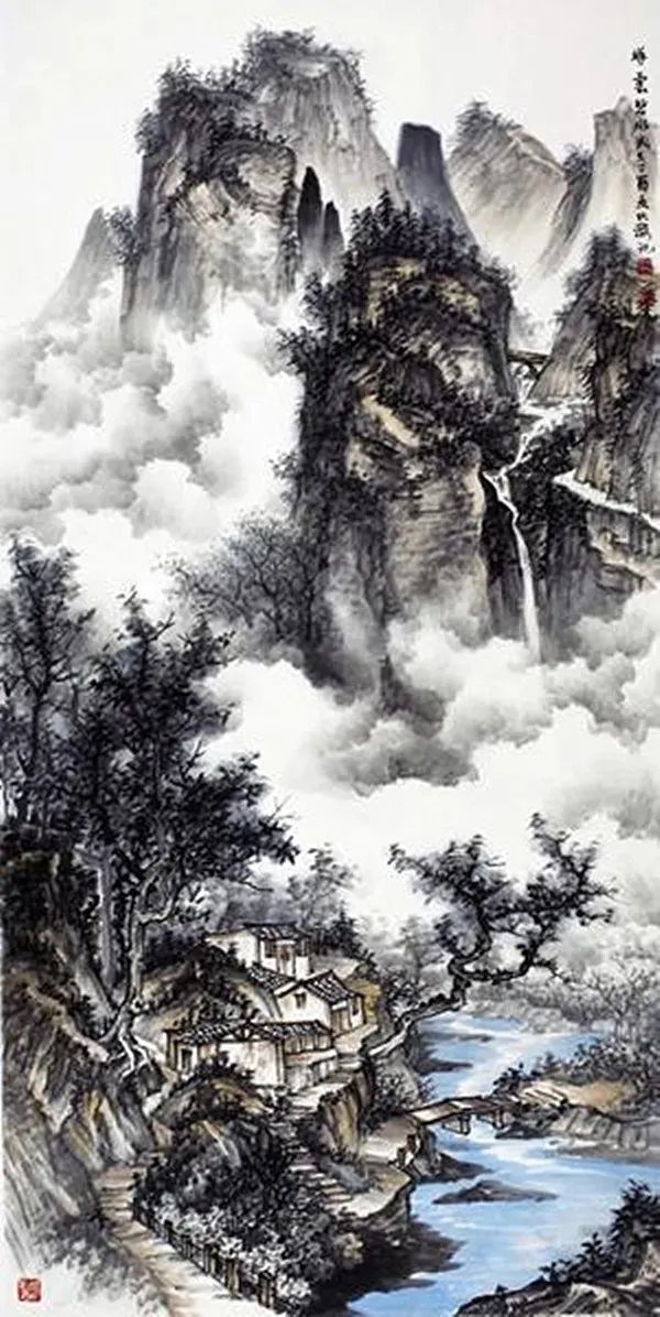 坐看云起时——画家画云 书画知识 第77张