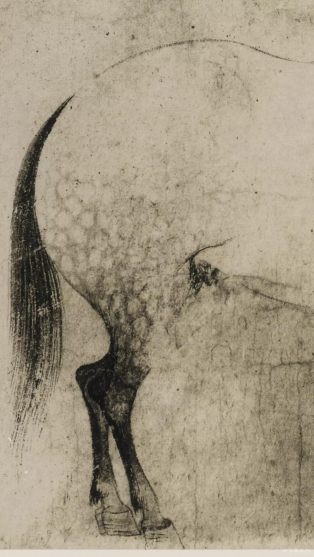 宋 李公麟《五马图卷》 历代国画 第10张