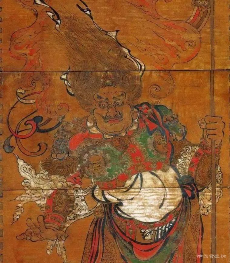 苏州瑞光塔 北宋四大天王像 线描技法 精妙绝伦 历代国画 第7张