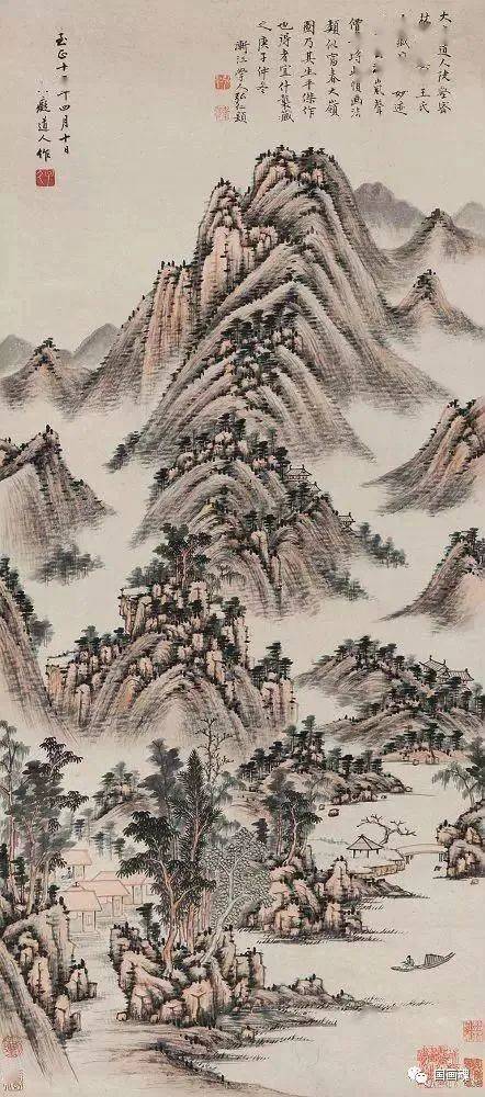 黄公望绘画作品欣赏 名人名家 第18张