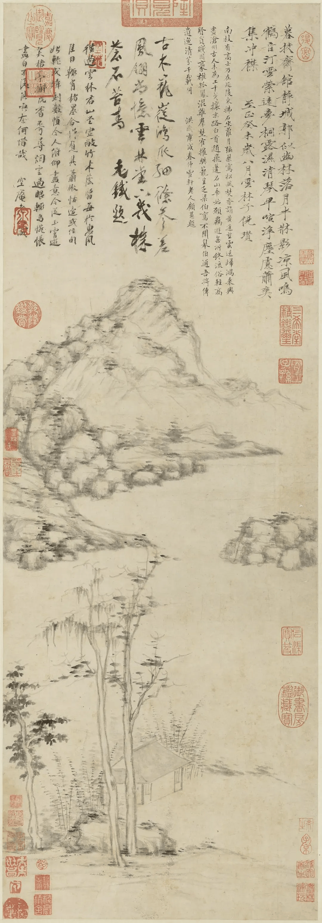 倪瓒晚年山水画中的禅宗美学思想 书画知识 第19张