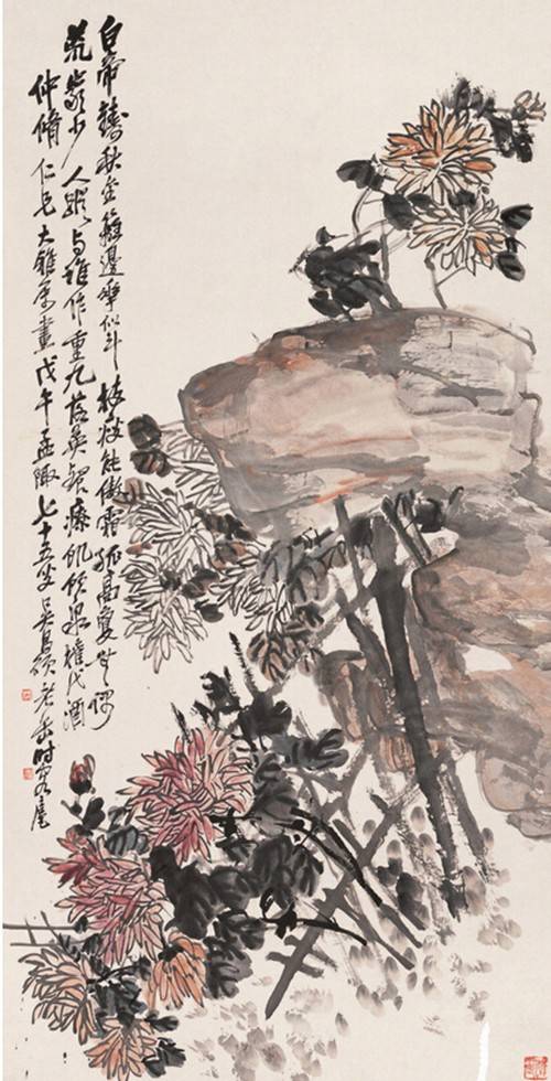 凌霜飘逸,历代名家笔下的菊 历代国画 第10张-墨韵书香 凌霜飘逸,历代名家笔下的菊 历代国画 第10张