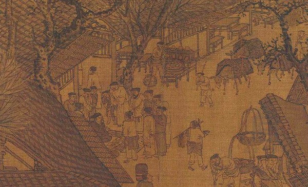 宋画里的医者与药铺，从灸艾图到清明上河 历代国画 第18张