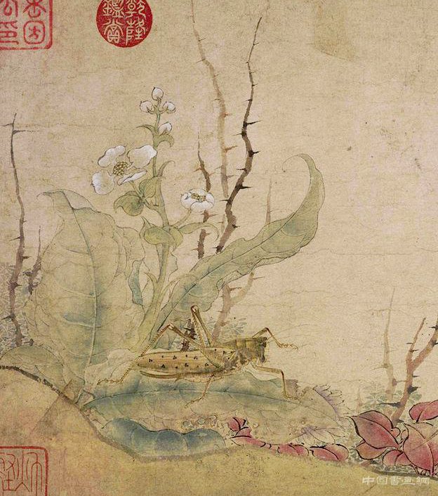 中国画里的“草虫” 历代国画 第4张