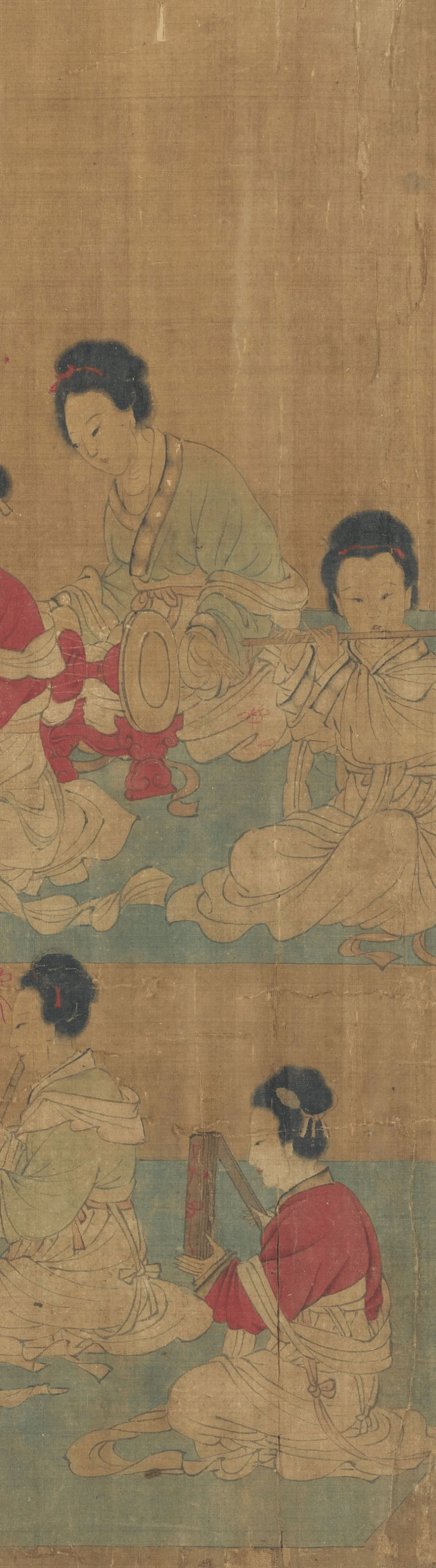 周文矩《合乐图》 历代国画 第11张