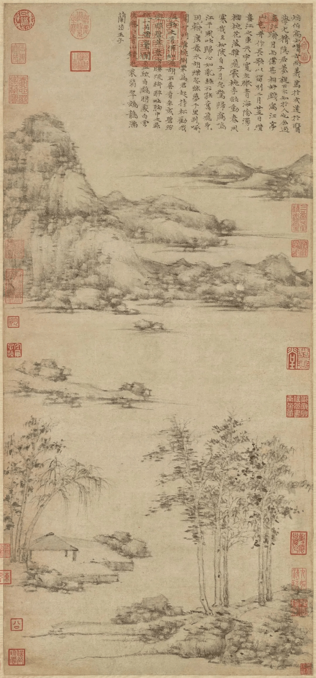 倪瓒晚年山水画中的禅宗美学思想 书画知识 第11张