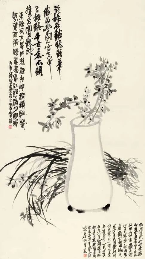 吴昌硕：传统文人画的收尾，近现代中国画的开端 名人名家 第13张