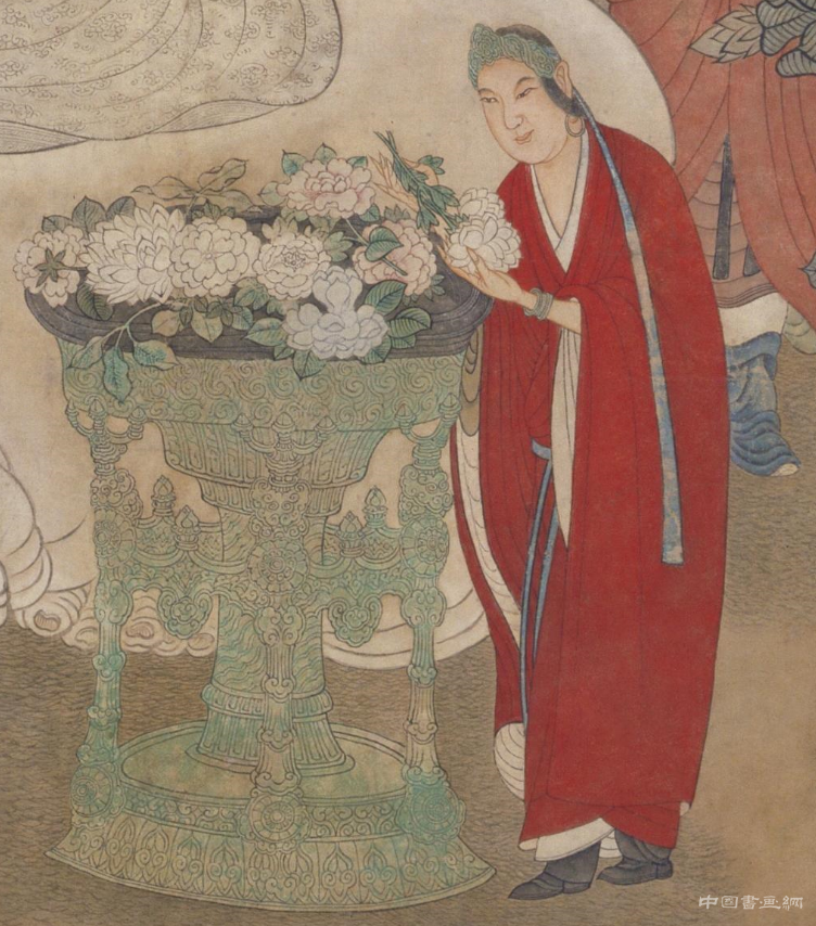 明 吴彬《普贤像》 历代国画 第6张