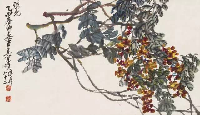 吴昌硕：传统文人画的收尾，近现代中国画的开端 名人名家 第25张