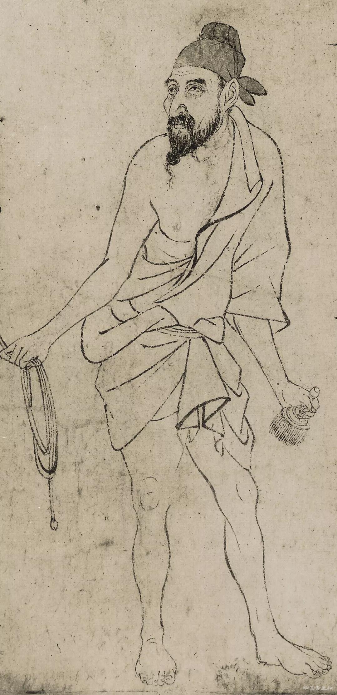 宋 李公麟《五马图卷》 历代国画 第14张