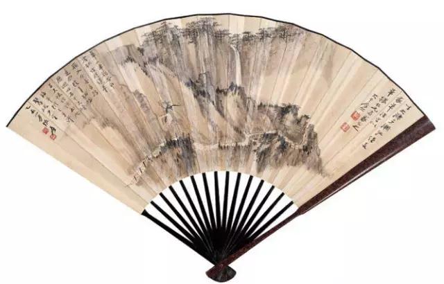 张大千最全扇面150幅，美极了 书画知识 第46张