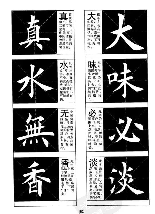 欧体书法结构分析，很详尽！ 书画知识 第34张