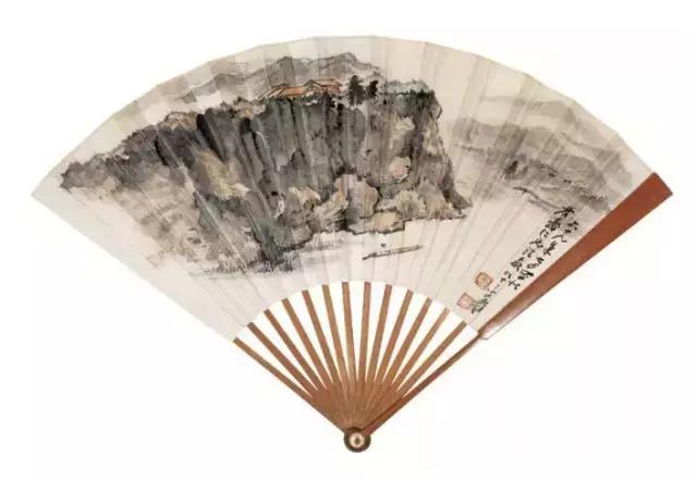 张大千最全扇面150幅，美极了 书画知识 第56张