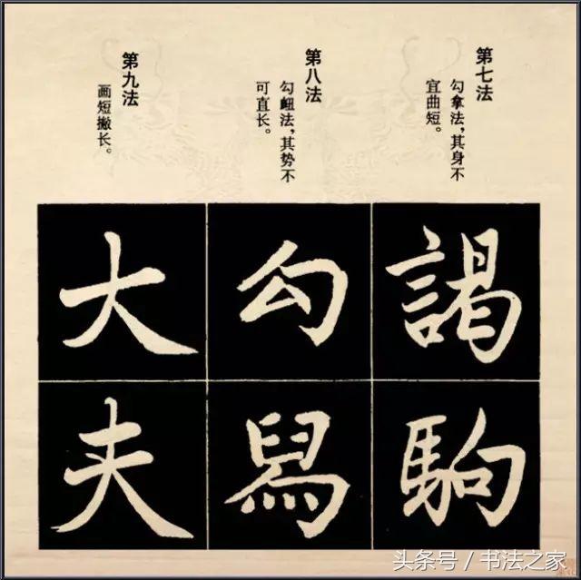 赵孟頫书法教学—行楷结构92法，可打印版本！ 未分类 第3张