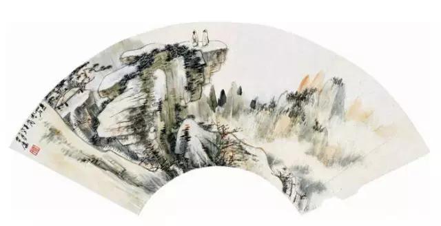 张大千最全扇面150幅，美极了 书画知识 第13张