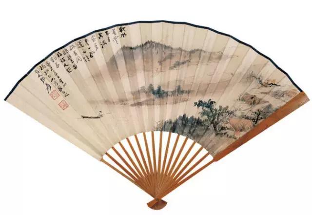 张大千最全扇面150幅，美极了 书画知识 第38张