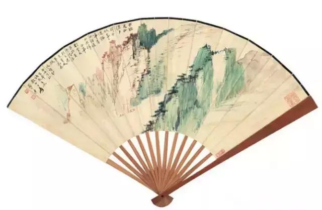 张大千最全扇面150幅，美极了 书画知识 第27张