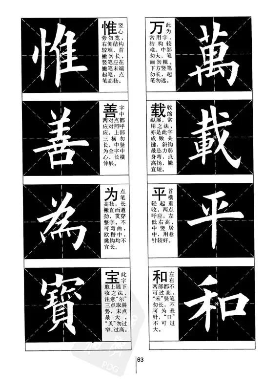 欧体书法结构分析，很详尽！ 书画知识 第17张