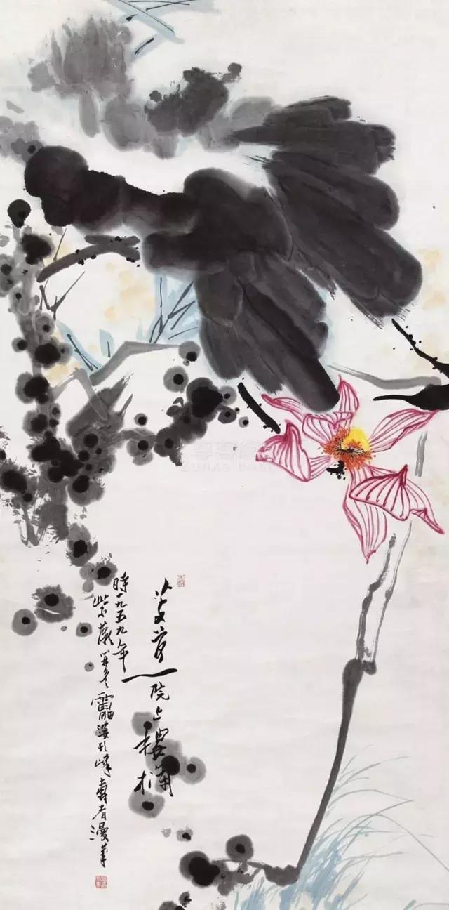 潘天寿花鸟真迹欣赏，大师就是不一样！ 书画知识 第3张