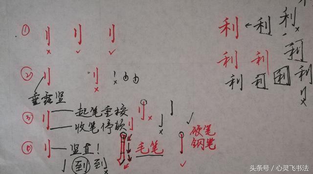 干货！收藏练字秘籍：精选50个最难写偏旁部首图解、技法、正误对照 书画知识 第31张