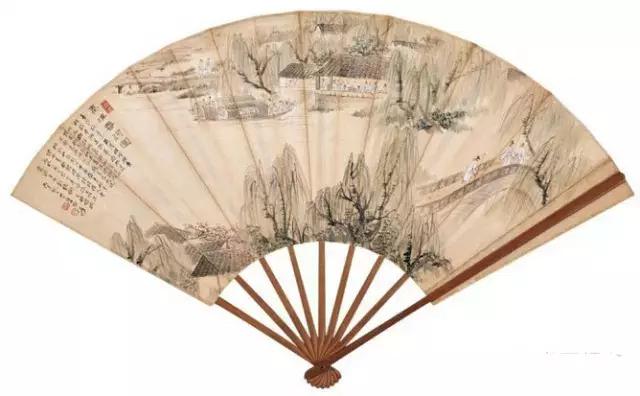 张大千最全扇面150幅，美极了 书画知识 第41张