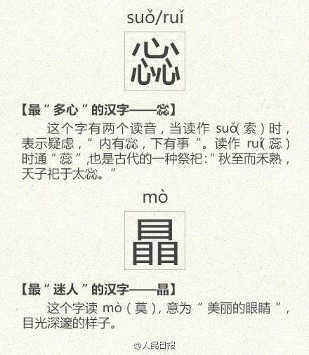 最难认的17个汉字，能认出5个字以上绝对是高手 书画知识 第6张