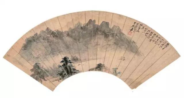 张大千最全扇面150幅，美极了 书画知识 第44张