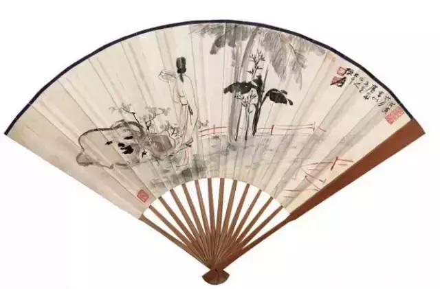 张大千最全扇面150幅，美极了 书画知识 第34张