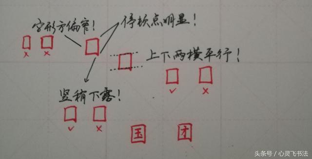 干货！收藏练字秘籍：精选50个最难写偏旁部首图解、技法、正误对照 书画知识 第47张